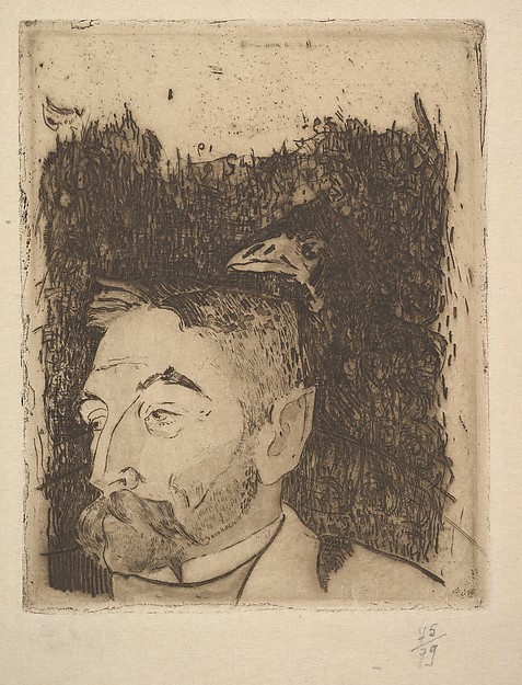 Portrait of Stéphane Mallarme 1891